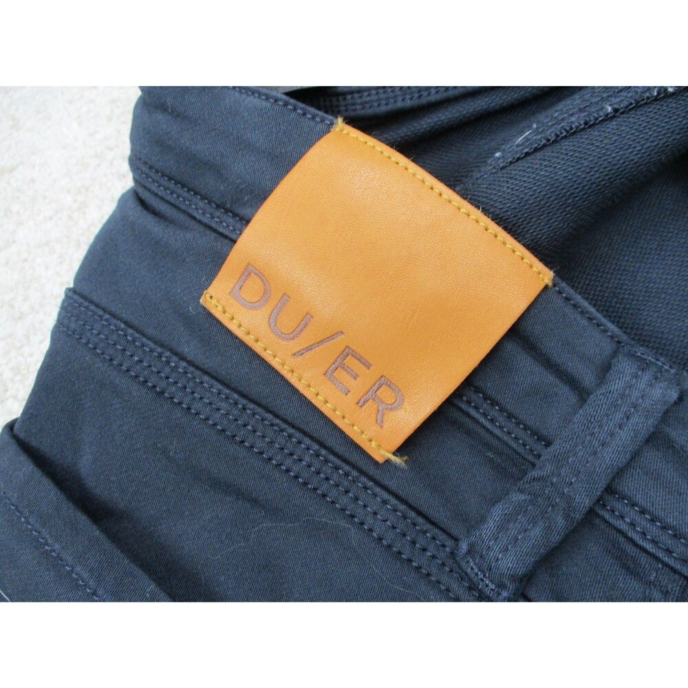 DU/ER Jeans Mens 32 Blue N2X Straight Fit Stretch Denim No Sweat Duer 32x31 - Picture 7 of 15